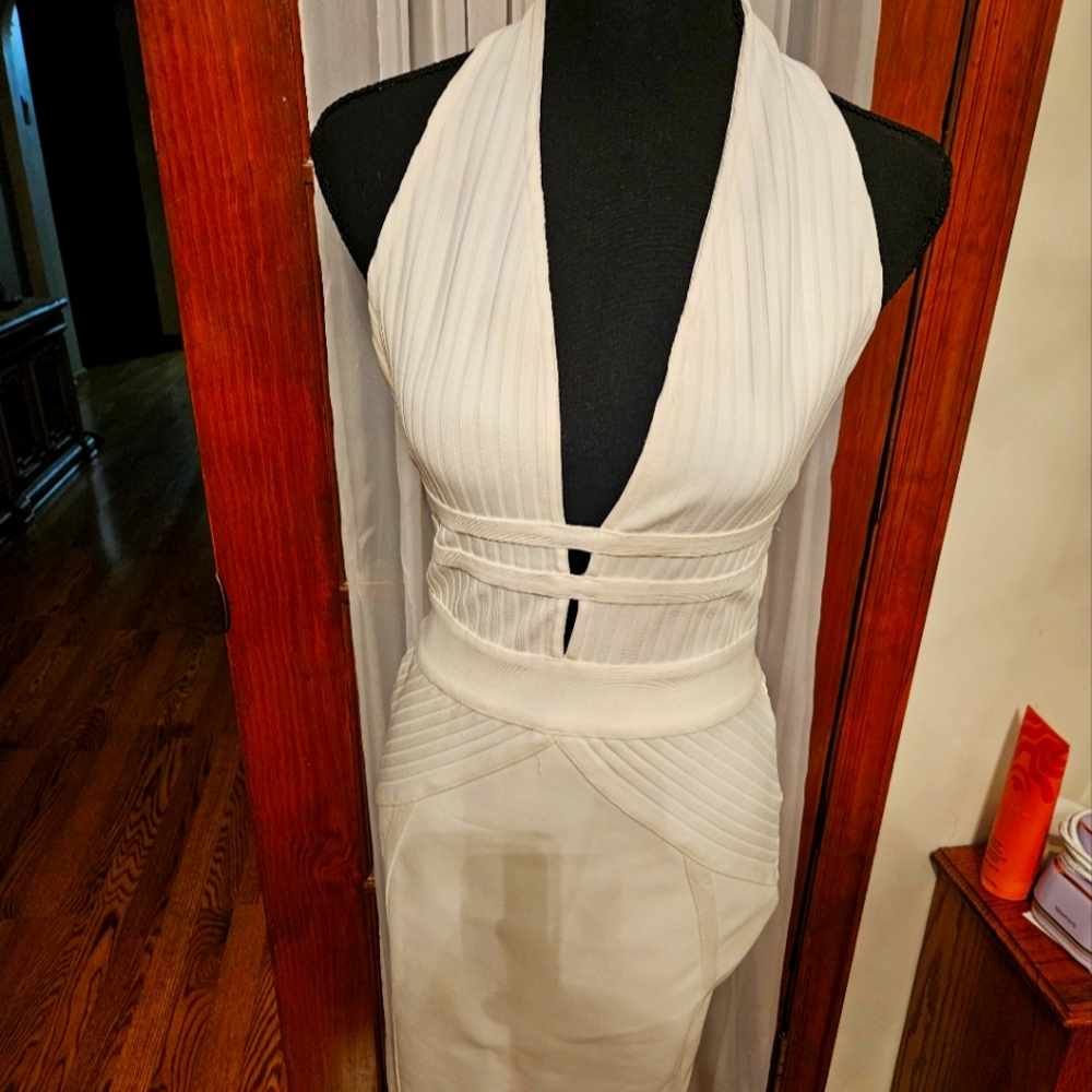 Bandage halter dress